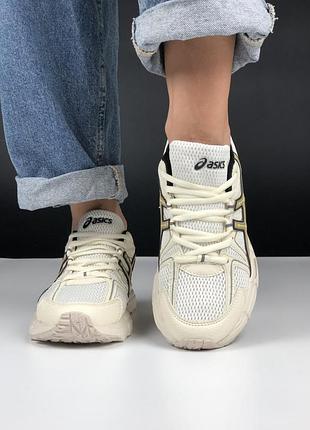 Женские кроссовки asics gel-kahana 8 beige ассикс бежевого цвета3 фото