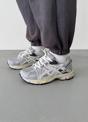 Женские кроссовки asics gel-kahana 8 grey ассикс серого цвета