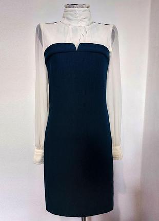 Суперціна. стильна сукня, комбінований фасон. туреччина. нова, р. 42-46