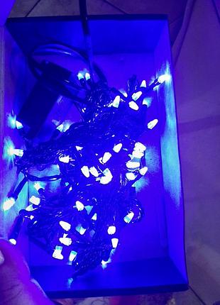 Гирлянда синяя, 6м