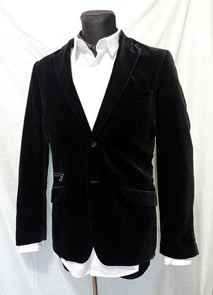 Пиджак велюровый мужской karl lagerfeld р. 48.