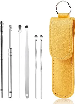 Набір інструментів для чищення вух 6 шт.
