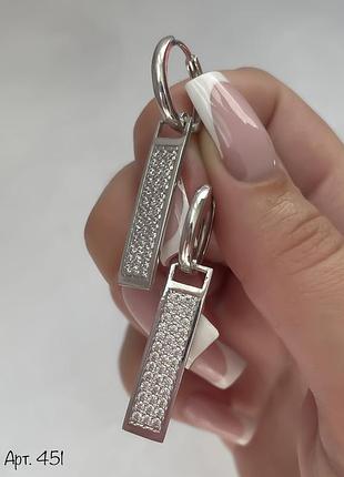 Срібні сережки