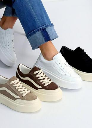 Кеды натуральная замша кожа подклад кожа