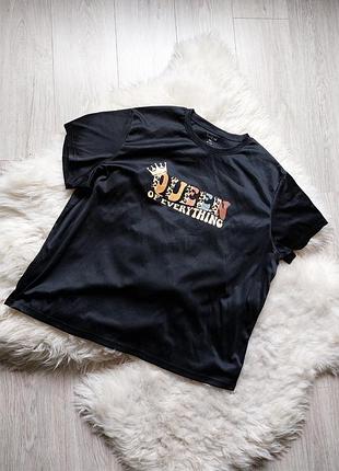 💙🌟♥️ классная черная футболка с надписью