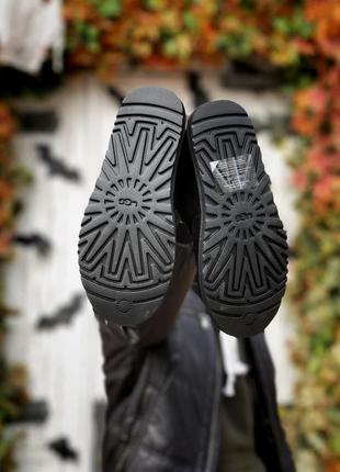 Ugg neumel зимові чоловічі черевики угг чорні2 фото