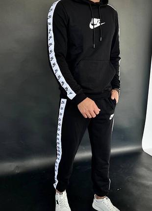 Подростковый спортивный костюм для мальчика nike найк без утепления