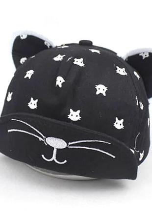 Кепка кепочка бейсболка панамка кошечка 44-48 см