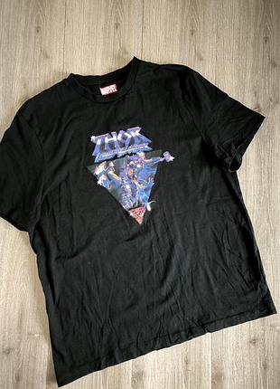 Футболка marvel чёрная 48-50 р