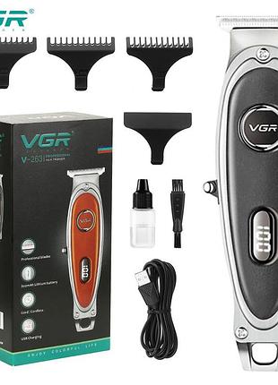Триммер vgr v-263 black. цвет: черный