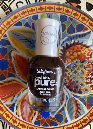 Лак для ногтей веганский sally hansen good. kind. pure 151 warm cacao