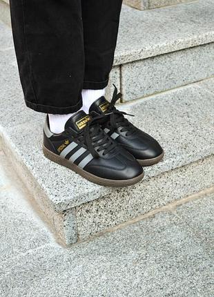 Кроссовки adidas spezial black grey 4