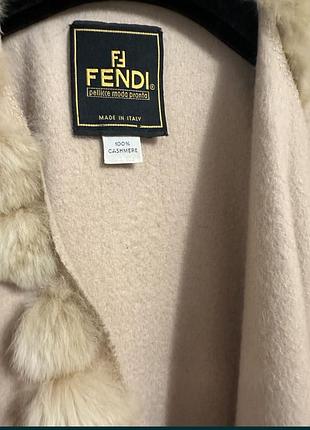 Fendi оригінал кашемір пончо