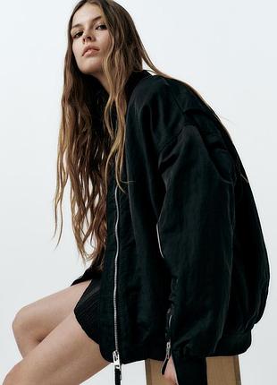 Крутой бомбер zara