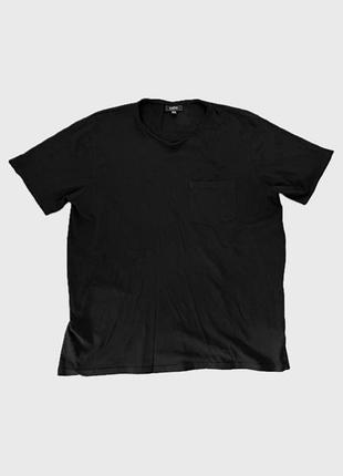 Базовая черная футболка smog с карманом