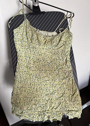 Сарафан с лимонами