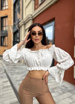 Топ из натуральной ткани