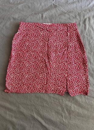 Юбка в цветок papaya xs (вискоза)