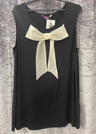 Майка с бантом
