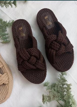 H&m босоножки- шлепки