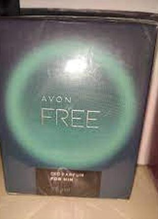 .мужская туалетная вода фри, avon free for him 75 мл