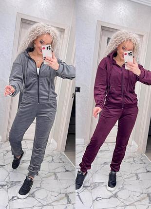 Велюровый костюм  s(42-46), m(46-50), l(48-52), xl(50-54)