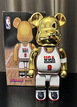 Статуэтка bearbrick m.jordan olympic 28 см 400% | фигурка беарбрик