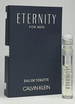 Пробник calvin klein ck eternity for men eau de toilette edt 1.2мл келвин кельвин кляйн  ори