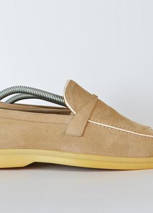 Оригинальные женские замшевые лоферы loro piana