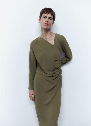 Платье миди zara