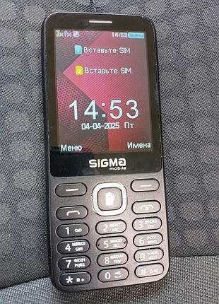 Sigma mobile x style 31 black мобильный телефон на 2 sim + powerbank