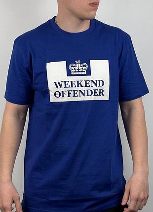 Оригинальная футболка weekend offender mcmoney t-shirt electric / white