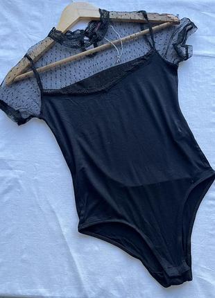 Черное боди