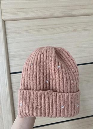 Шапка zara з блискітками