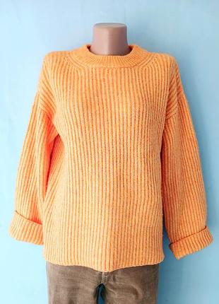 🔆 яркий солнечный теплый мягкий вязаный свитер пуловер