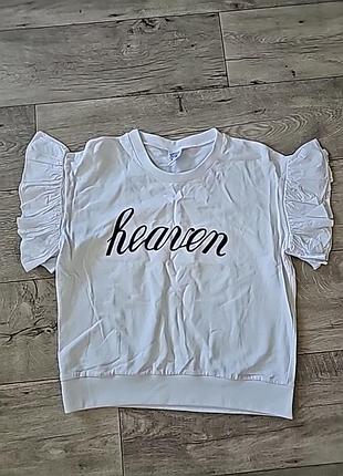 Белая футболка двунитка в идеальном состоянии, приятная натуральная ткань, качество топ