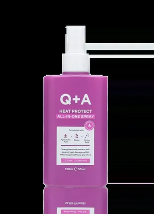 Термозахист для волосся q+a heat protect all-in-one spray