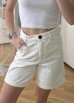 Вельветовые шорты h&m