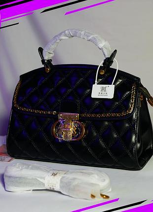 Женская оригинальная брендовая сумочка черная banevanf. премиум качество. сумка через плечо