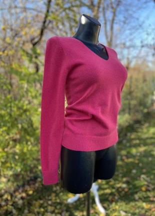 Фирменный стильный качественный натуральный кашемировый свитер джемпер3 фото