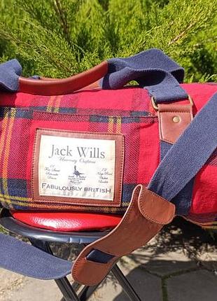Вместительная дорожная английская сумка сумка jack wills.