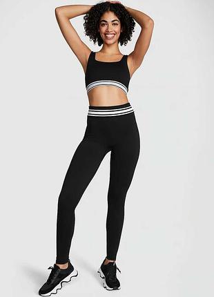 Спортивные бесшовные лосины victoria's secret pink