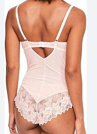 Эротическое боди розовое lepel 2
