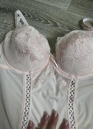 Эротическое боди розовое lepel 3