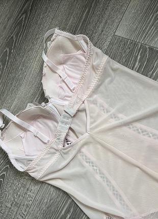 Эротическое боди розовое lepel 8