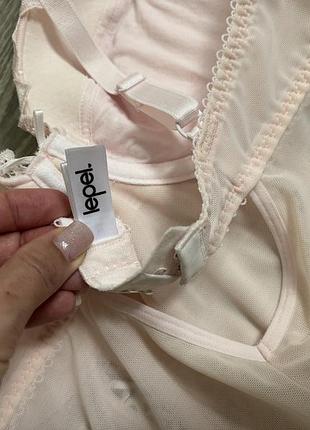 Эротическое боди розовое lepel 9