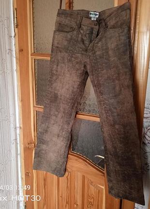 Джинси шкіряні