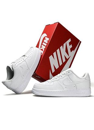 Мужские кроссовки nike air force 1 low white