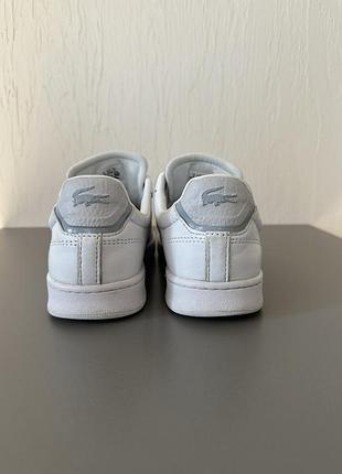 Шикарные кеды lacoste, кожаные кеды, белые кеды, lacoste, белое кед натуральная кожа6 фото
