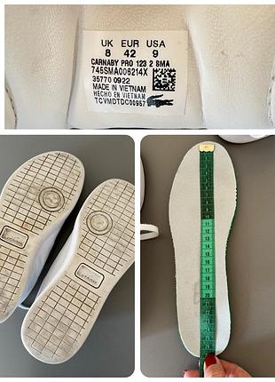 Шикарные кеды lacoste, кожаные кеды, белые кеды, lacoste, белое кед натуральная кожа8 фото